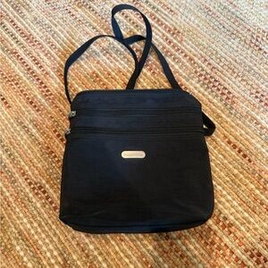Baggallini Sleek Black Shoulder Bag